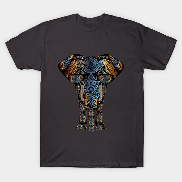 elephant mandala art illustration T-Shirt by epoliveira